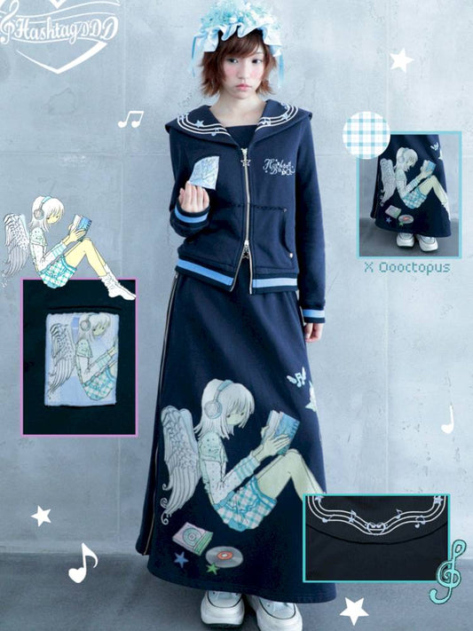 Zipper Half-Length Skirt【s0000014443】