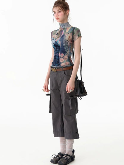 High-Waist Slimming Flared Pants【s0000017669】