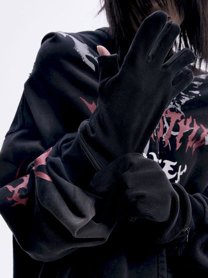 Glove Mask Hooded Sweatshirt【s0000013203】