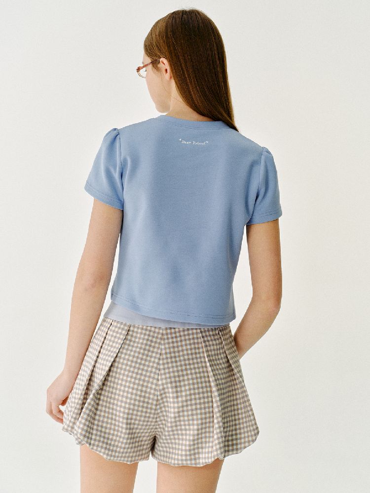 Bow Flutter T-shirt Short Sleeve【s0000011972】
