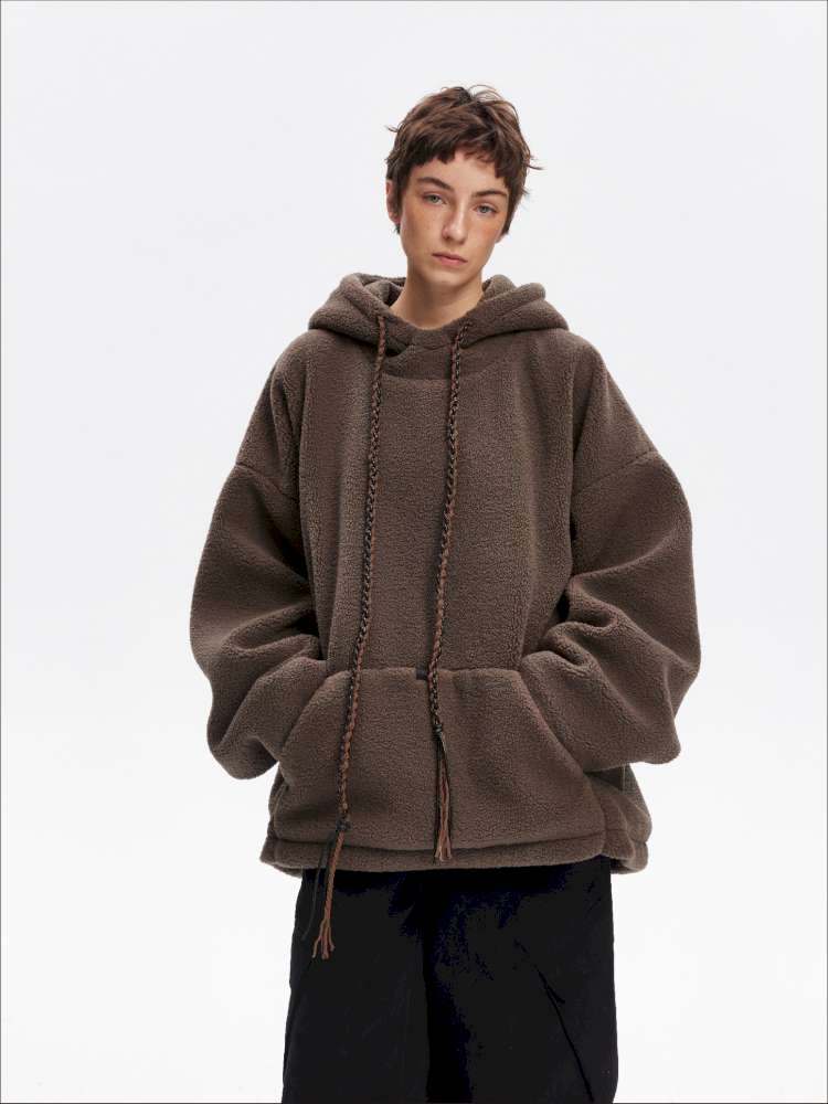Drawstring Loose Hooded Jacket【s0000015060】