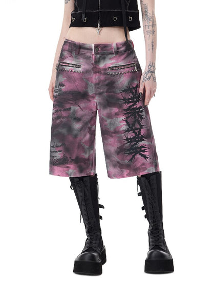 Riveted Coating Camo Wasteland Jeans【s0000017722】