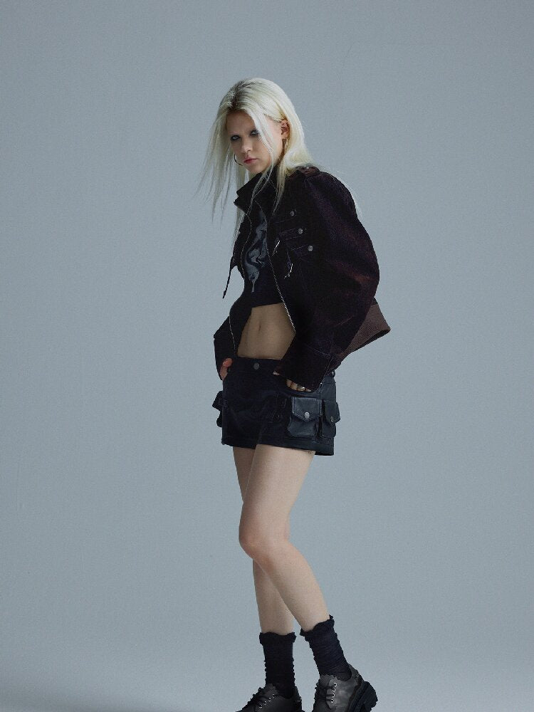 Napoleonic Matte Velvet Belt Jacket【s0000018551】