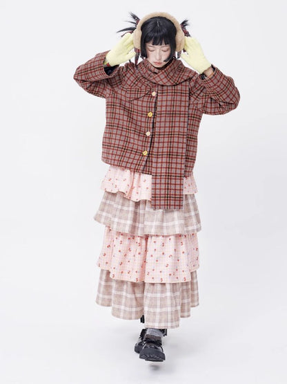 Showa retro cute girl blouse【s0000005582】