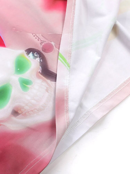 Dopamine Y2k Yabi Print T-shirt【s0000015890】