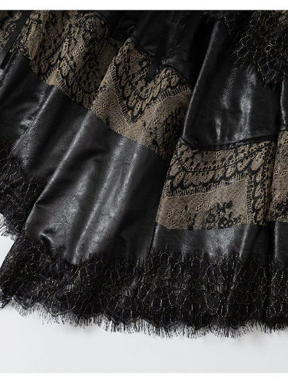 Lace Patchwork Irregular Skirt【s0000015935】