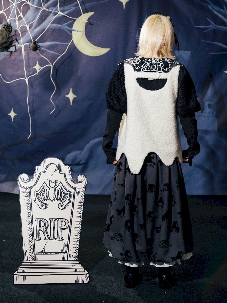 Ghost Ghostface Cutout Vest【s0000011562】