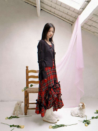 Patchwork Print Fitted Long-Sleeve Shirt【s0000014523】