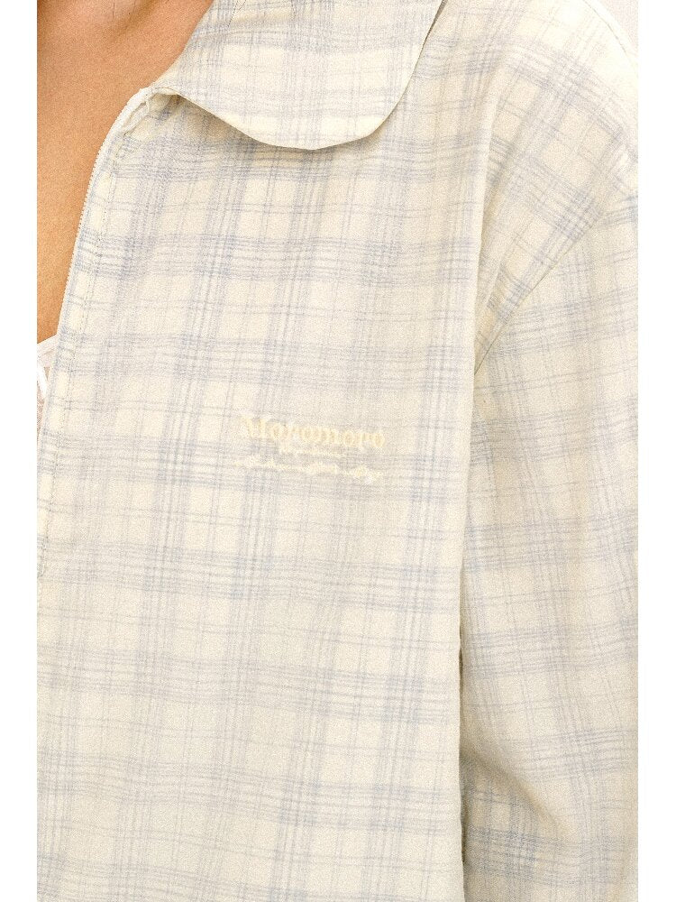 Thin Plaid Bow Spliced Skirt【s0000016087】