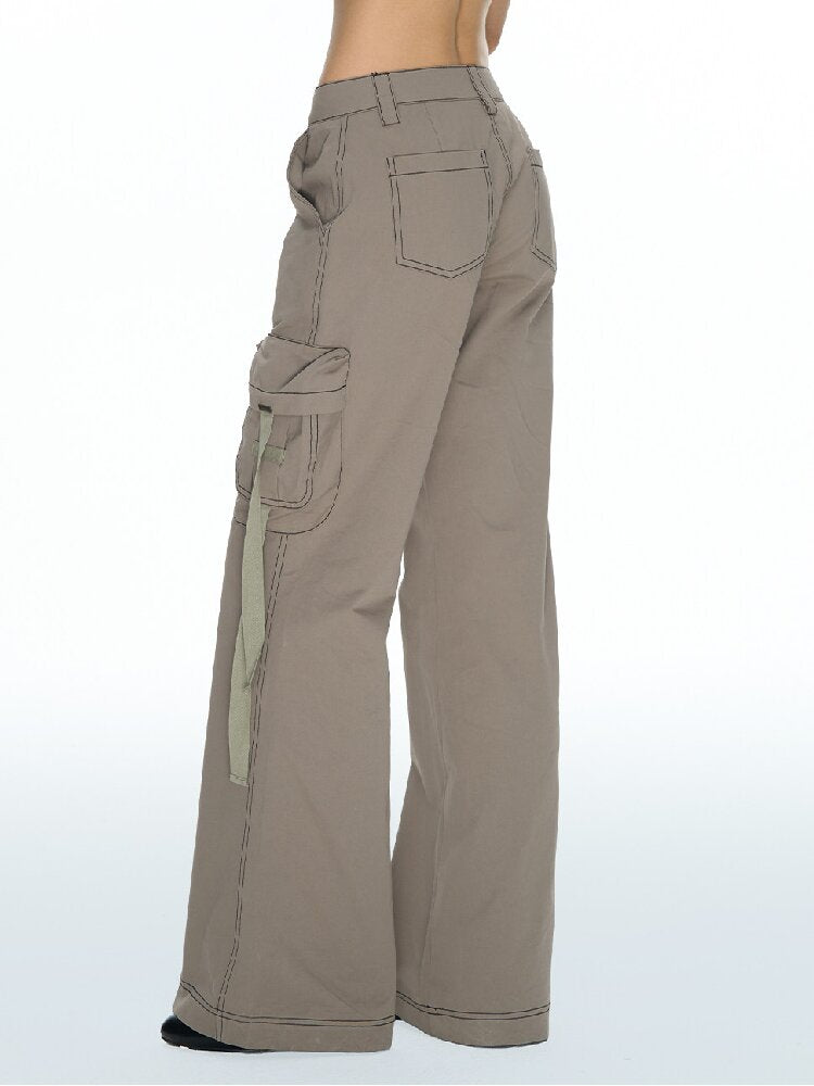 Large Pocket Topstitch Cargo Pant【s0000015860】