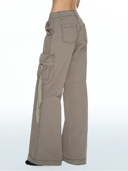 Large Pocket Topstitch Cargo Pant【s0000015860】