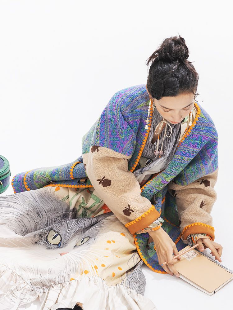 Shell Embroidered Loose Jacket【s0000011313】