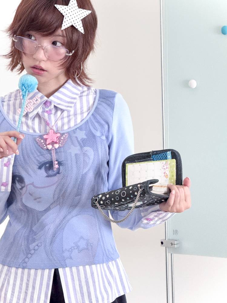 Cartoon-Style Two-Piece Long-Sleeve Shirt【s0000014447】