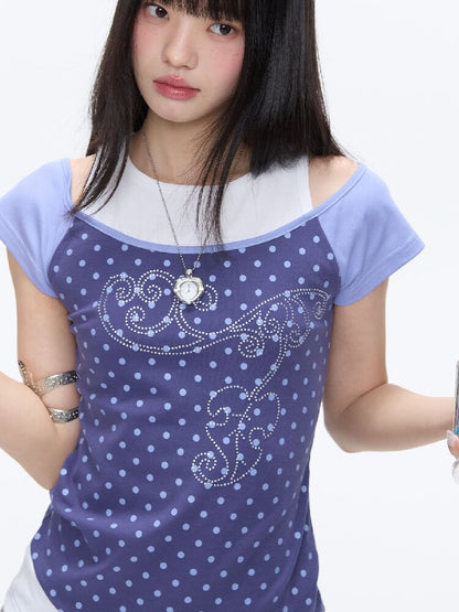 Asian Short Sleeve Two Piece T-Shirt【s0000016404】