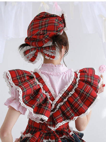 Red Vintage Antique Lolita Beret【s0000016558】