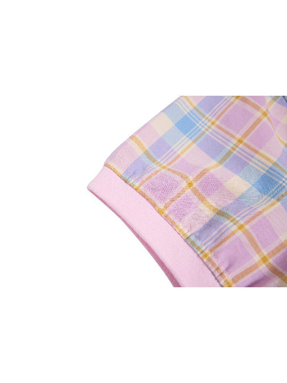 Dance Floor Climax Plaid T-Shirt【s0000016962】