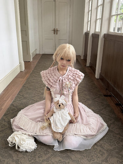 Original Lace Mesh Embroidered Skirt Set【s0000016890】