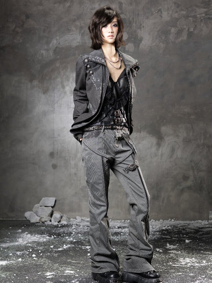 Multi-Wear Straight Flared Pants【s0000015955】