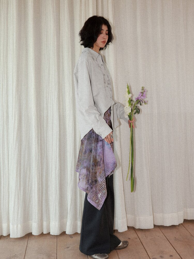 Twilight Printed Bell Bottoms【s0000015456】