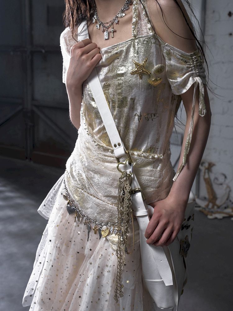 Patchwork two-way short-sleeved T-shirt【s0000012788】