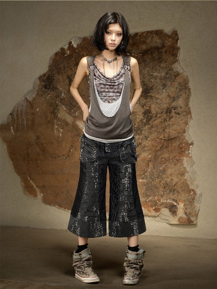 Original Irregular Sleeveless Vest Top【s0000016882】