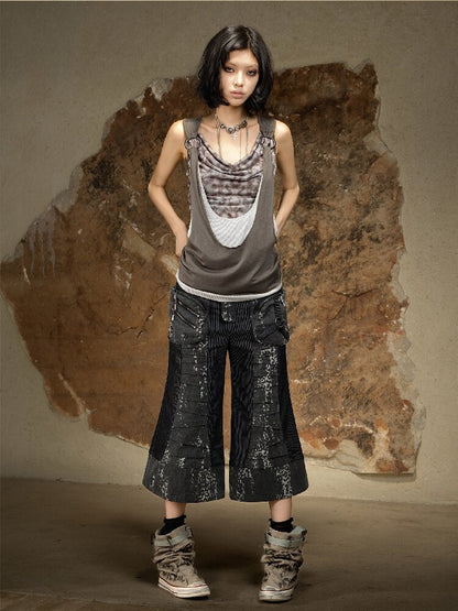 Original Irregular Sleeveless Vest Top【s0000016882】