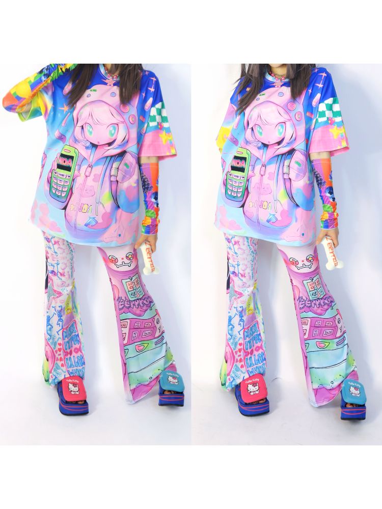 Harajuku wind cartoon tops【s0000013278】