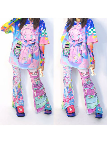 Harajuku wind cartoon tops【s0000013278】