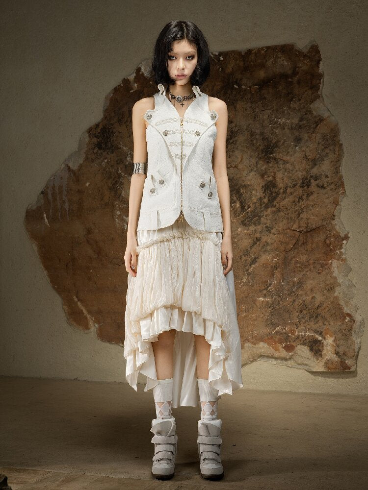 Irregular High Waisted Bandeau Skirt【s0000016929】