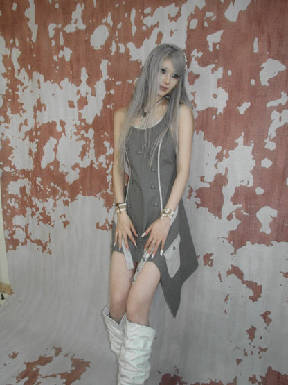 Medieval Pleated Slip Dress【s0000017977】