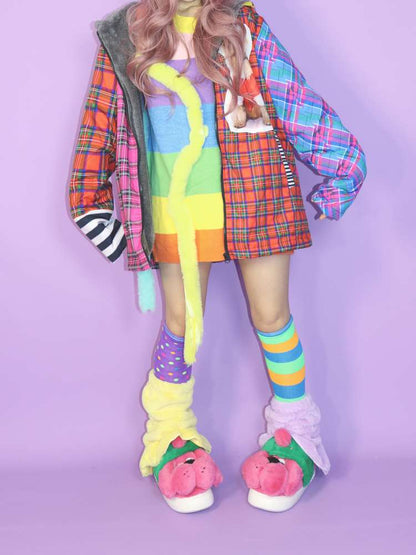 Loose Hooded Fleece Cotton Sweatshirt【s0000014631】