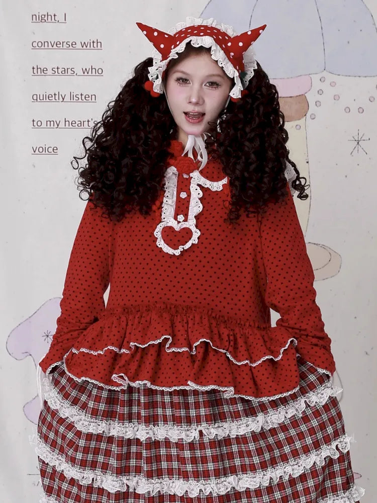 Cute Girl's Christmas Sweatshirt【s0000014108】