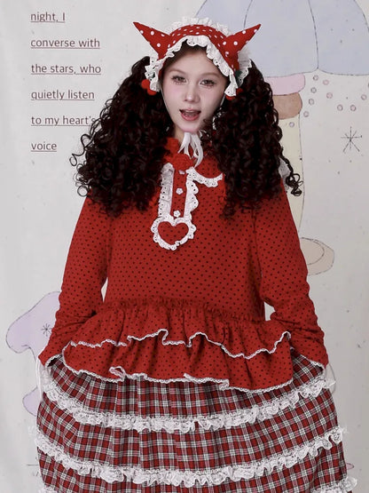 Cute Girl's Christmas Sweatshirt【s0000014108】