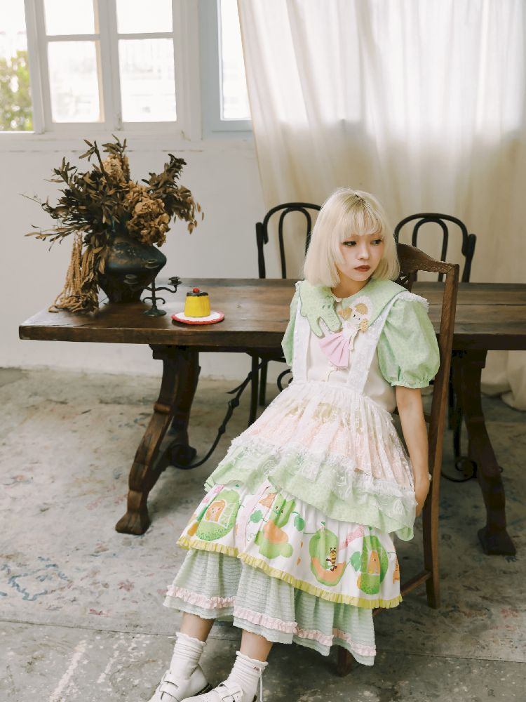 Lolita Cake Halter Skirt【s0000010463】