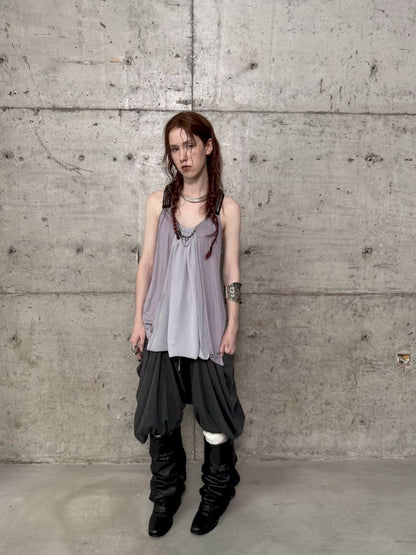 Loose A-line Y-shaped Doll Tank Top【s0000012711】