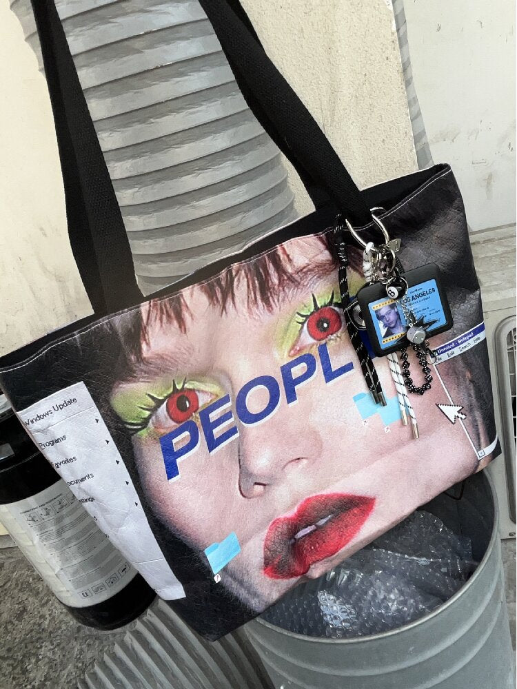 Dupont Paper Y2K Large Tote Bag【s0000016283】