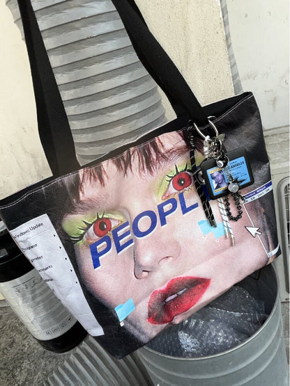 Dupont Paper Y2K Large Tote Bag【s0000016283】