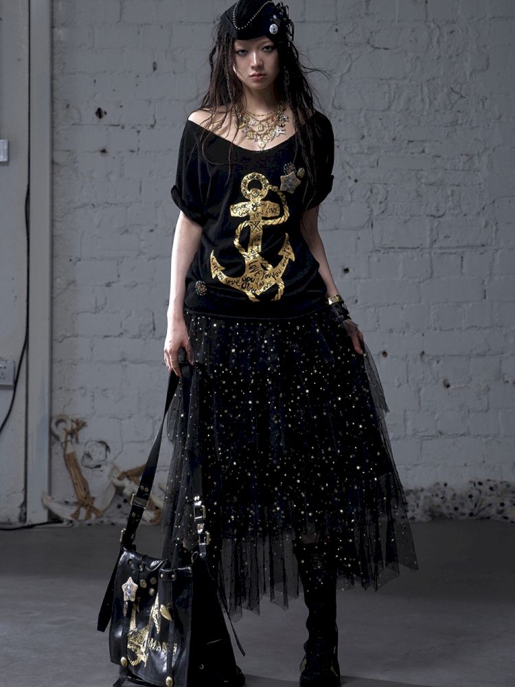 Multi-Layered Mesh Cake Skirt【s0000012789】