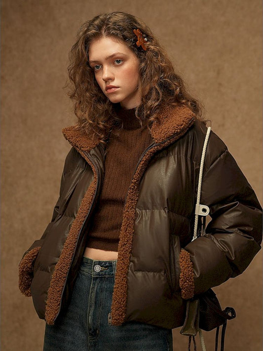 High Collar Zipper Lapel Jacket【s0000006007】