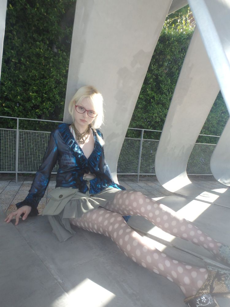 Polka dot print 10D ultra-thin stockings【s0000013175】