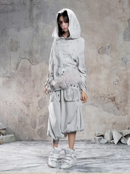 Detachable Fur Collar and Belt【s0000014128】