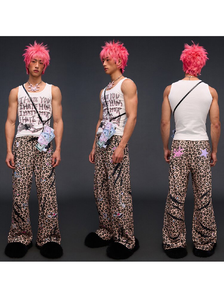 Hate Printed Vest【s0000017291】