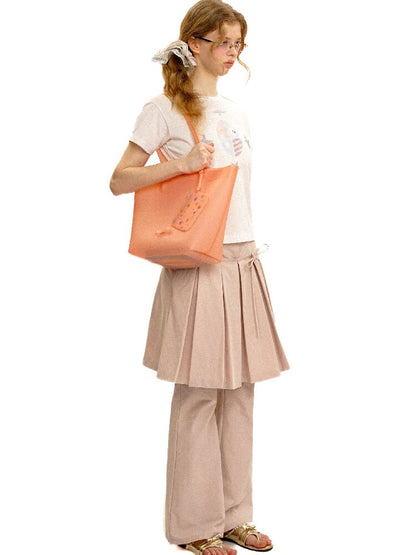Bow Pleated Skirt Pants【s0000017422】