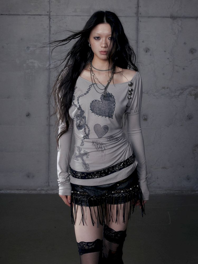 Long Sleeve Knit Bottom Shirt【s0000013465】