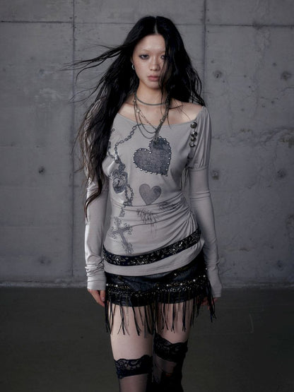 Long Sleeve Knit Bottom Shirt【s0000013465】