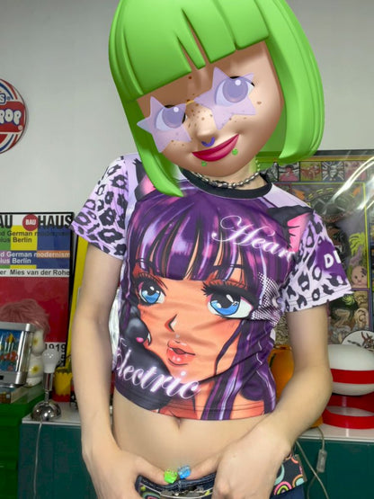 Millennial Hottie Y2K Hundred Short T-Shirt【s0000013520】