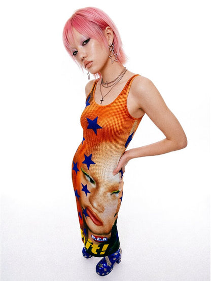 Original Design Slim Vest Long Dress【s0000017403】
