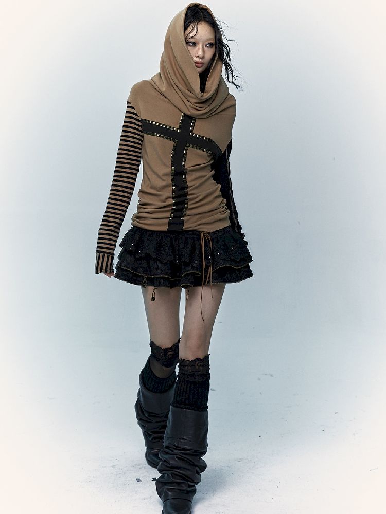 Striped Long Sleeve T-Shirt【s0000011216】