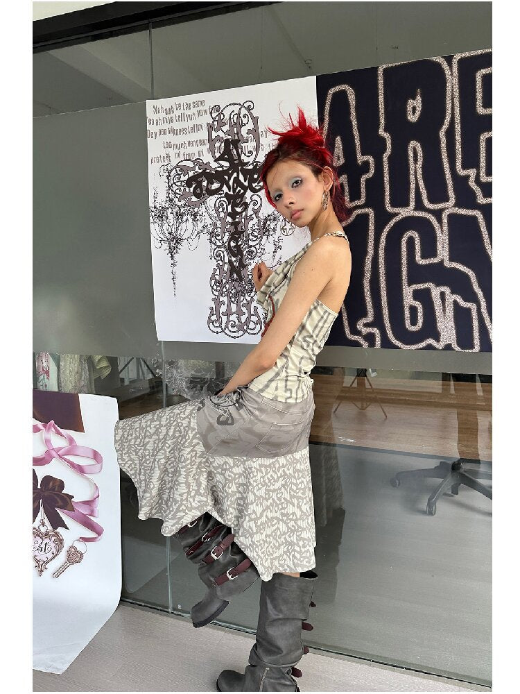 Mystery Logo Alloy Buckle Camisole【s0000018063】
