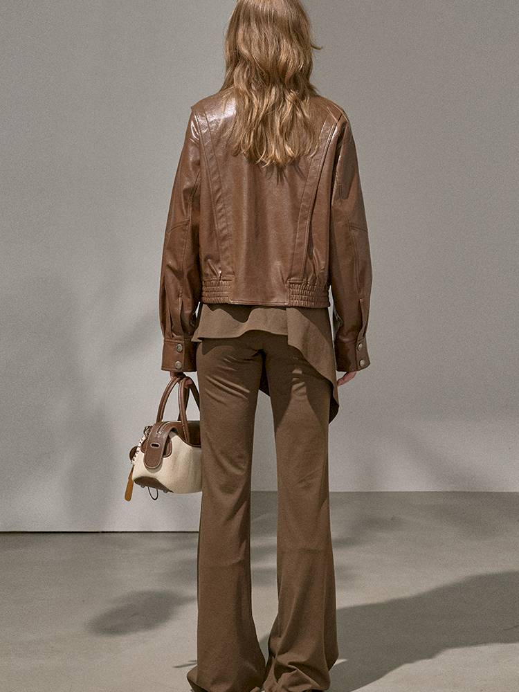 Beaded Drawstring Relaxed Fit Trousers【s0000014408】